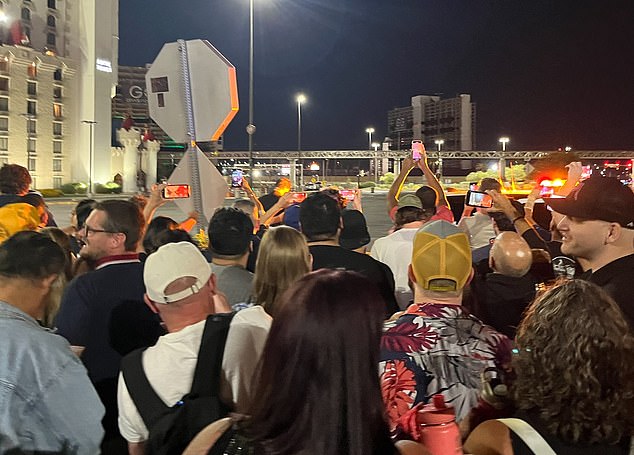 Crowds of people from across the country gathered to watch the implosion of Tropicana Las Vegas on the Strip after nearly 70 years. One bystander joked that the 2024 election would be another 