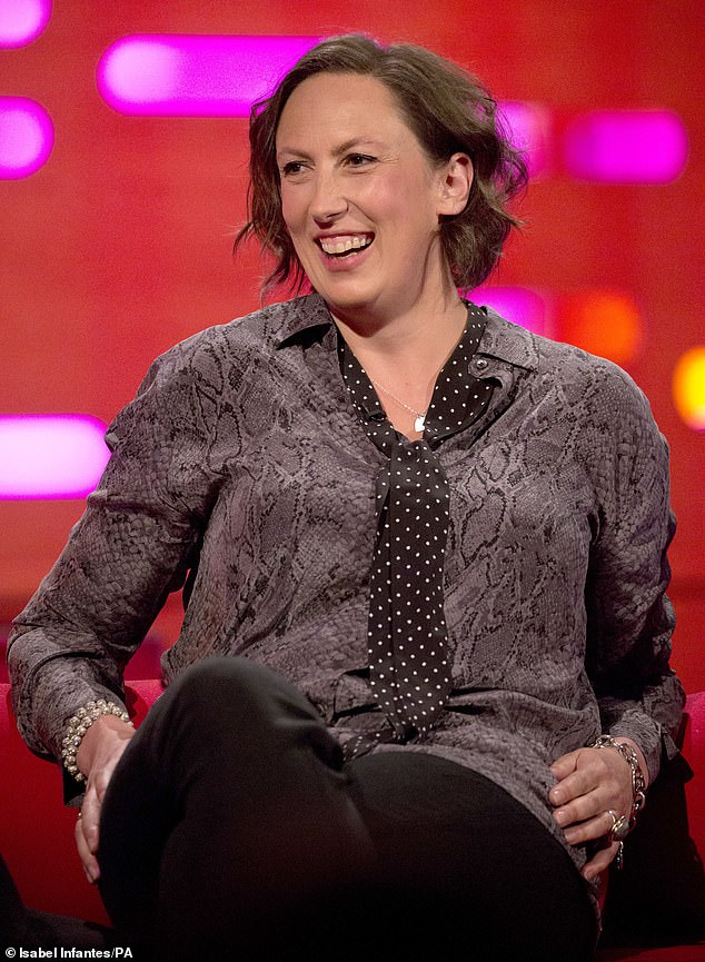 Miranda Hart during the taping of The Graham Norton Show in 2017