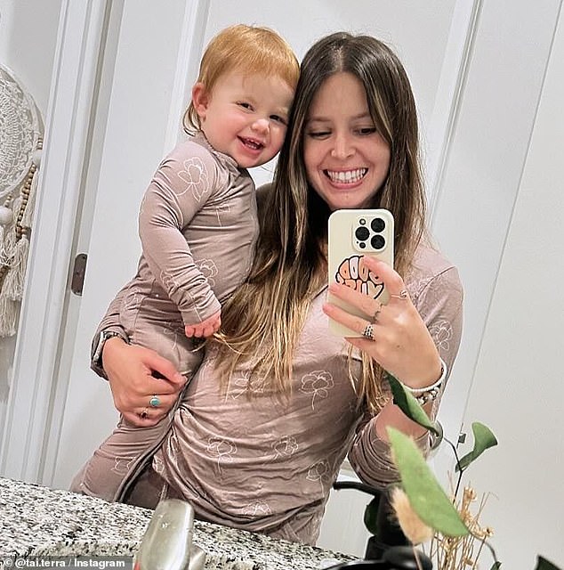 Taisen Terra (seen with her daughter), from Florida, recently explained on TikTok that she had decided to undertake a Clearblue digital pregnancy, which said 