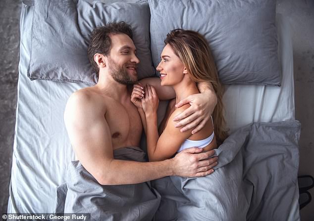 John said there is a 'huge variation in how often people have sex' within happy marriages, and that there is 'no right' number of times you should be intimate in a week (stock image)