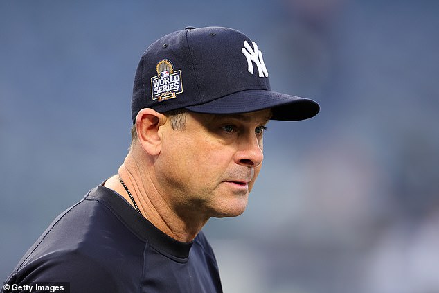 Yankees fans were angry with manager Aaron Boone after he lost the World Series in five games