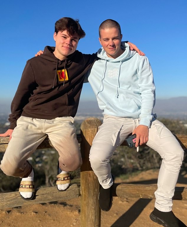 Jack's brother Michael Doherty, 22 (right) told DailyMail.com that his sibling was not livestreaming when he crashed and that the accident was caused by a 'puddle'