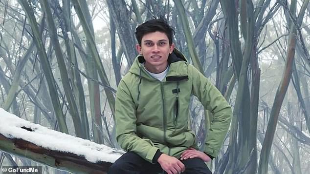 Stefan Andrew Barthelot, 26, died when his car crashed in Yellingbo, an hour east of Melbourne