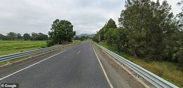 Police were told they may have been heading to a relative's home when they veered off The Bucketts Way, in Tugrabakh (pictured), and crashed