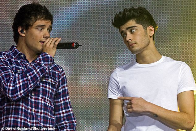 Liam died suddenly at the age of 31 after falling from the third floor balcony of his hotel in Buenos Aires last Wednesday, sparking an outpouring of grief and shock around the world (Liam and Zayn pictured in 2012)