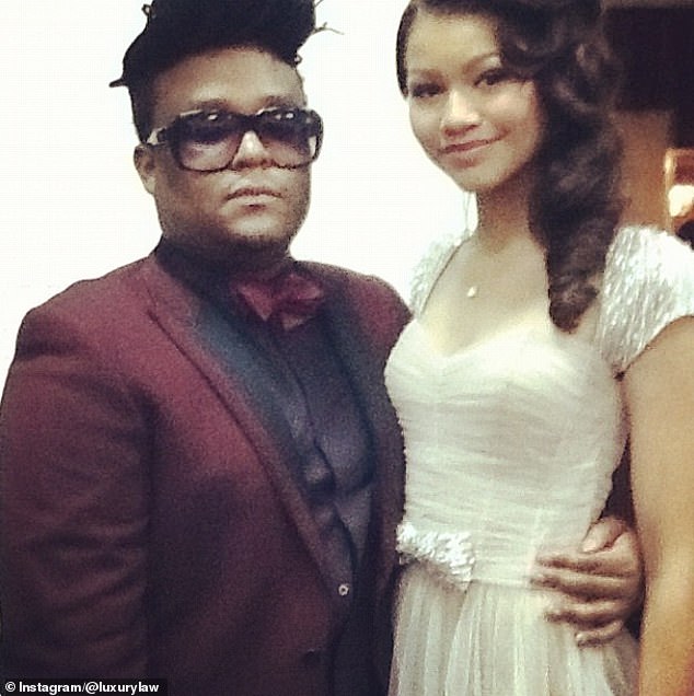 “At my heaviest I was over 100 pounds heavier than I am now,” he writes. Pictured in 2012 with Zendaya