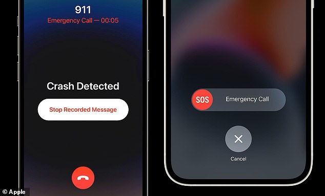 iPhone crash detection feature is designed to spot 'serious car accidents' and connect users to emergency services