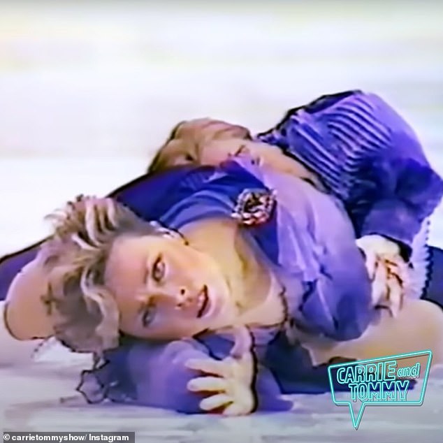 They recreated Torvill and Dean's famous Valentine's Day performance (pictured) at the 1984 Olympic Games in Sarajevo, where they won the gold