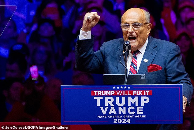 Giuliani also came under fire for his comments at the Madison Square Garden rally, in which he claimed that 