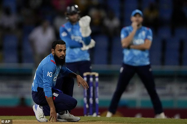 Adil Rashid scored more than seven runs on a cleansing evening for England