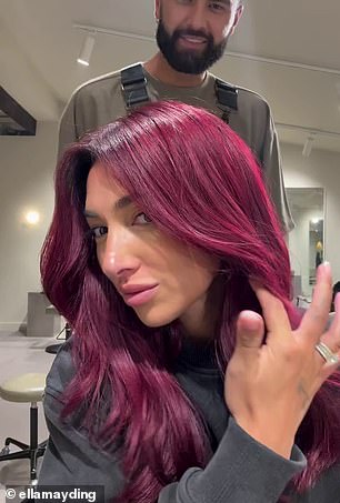 The former reality star, 30, shared a clip on Instagram capturing her daring makeover by the talented Jorge Komo at his salon Komo Hair