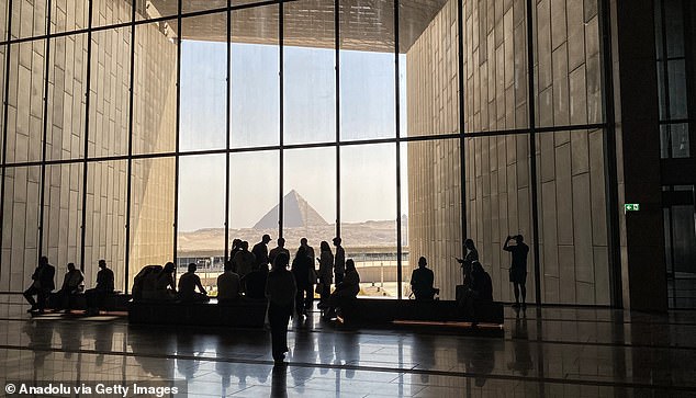 In addition to the exhibition space, the museum also includes an auditorium, nature reserves and gardens - and pyramid views