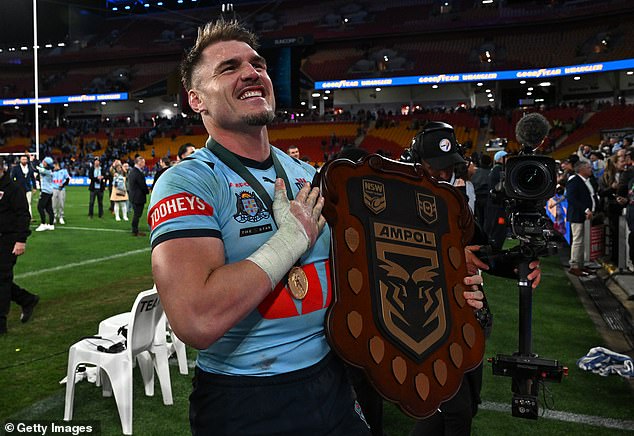 Since returning to rugby league, Crichton has found his way back into the State of Origin-winning NSW Blues team