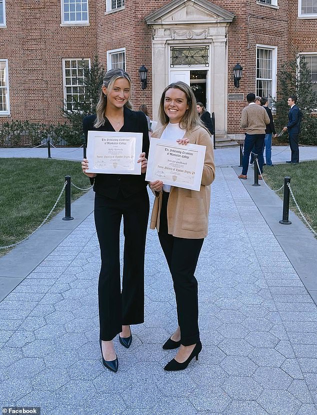 Guilbeault (right), originally from Northbridge, Massachusetts, attended Manhattan College, where she was VP Social Chair of her sorority, Sigma Delta Tau