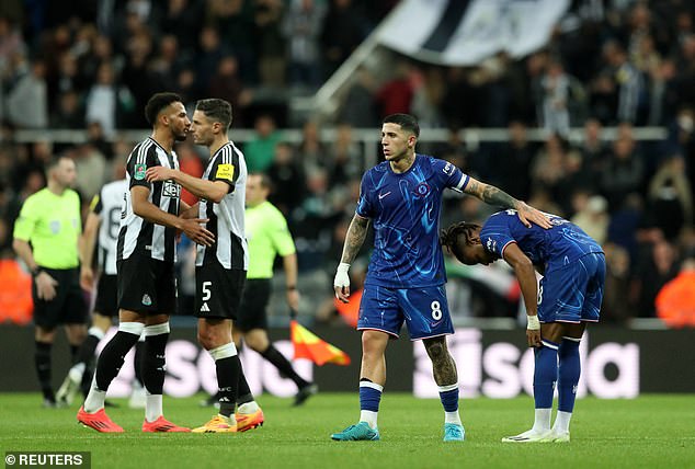 Fernandez and Chelsea were eliminated from the Carabao Cup by Newcastle on Wednesday