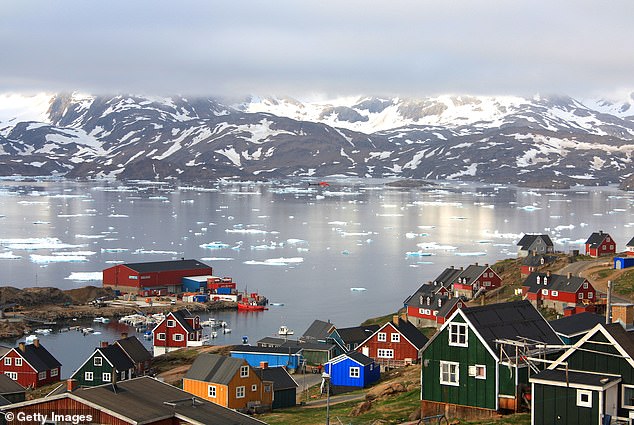 Pictured: Tasiilaq, East Greenland. The city has just under 2,000 inhabitants