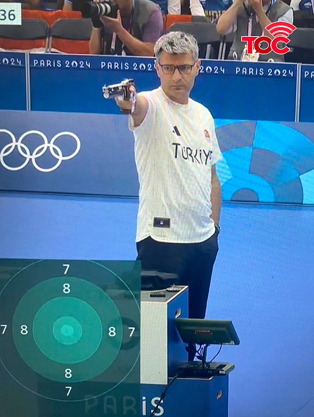 Duplantis imitated Turkish shooter Yusuf Dikec, who went viral at the Paris Olympics