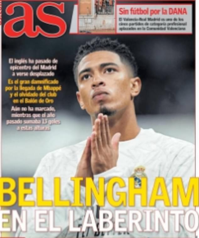 'Bellingham in the maze': Spanish outlet claims Bellingham 'displaced' by Mbappé