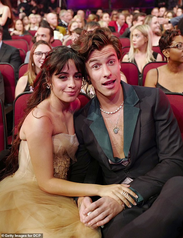 Shawn and Camila went public as a couple over the summer of 2019 and broke up in 2021, then briefly reunited last year only to break up after six weeks; seen in 2019