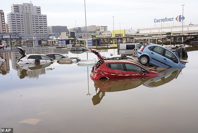 Valencia received a year's worth of rain in just eight hours, causing water levels to rise several meters in some parts of the city