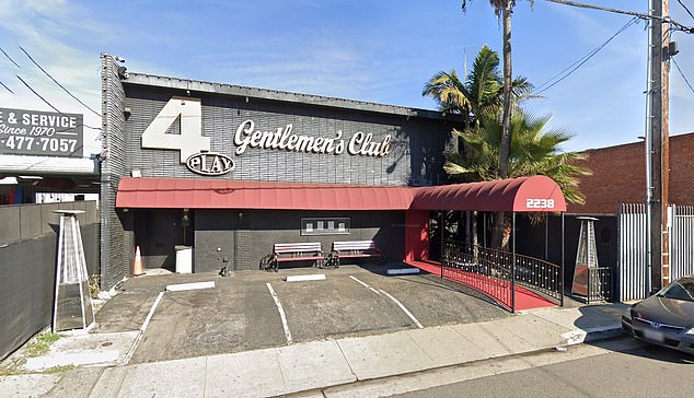 The 4Play Gentlemen's Club is one of two locations of 'Frankie' in Los Angeles