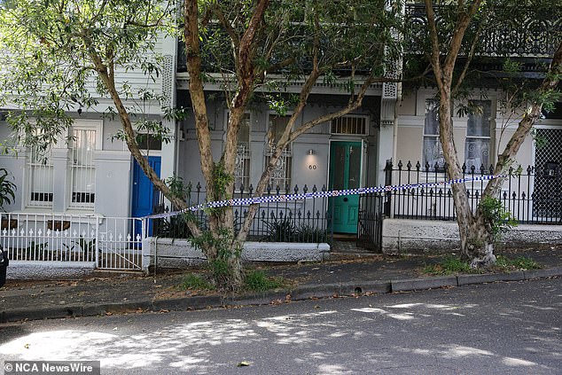 Jesse and Luke were reportedly shot dead at Mr Baird's home in Paddington (above) and their bodies were stuffed into surfboard bags and driven 110 miles south-west to rural Bungonia