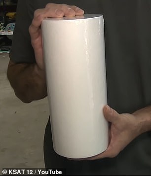 A clean, unused filter used in the Knighton family's personal filtration system