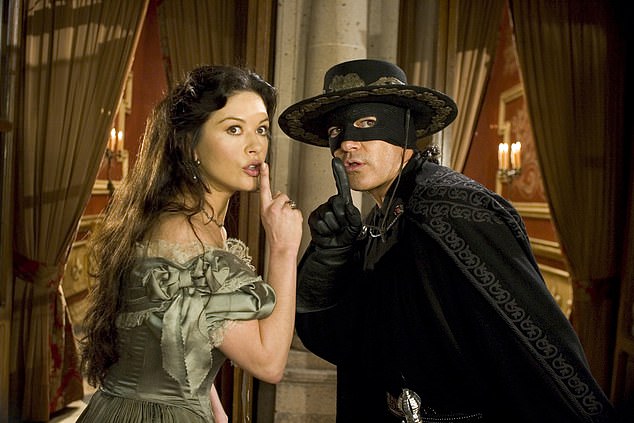 Catherine Zeta-Jones and Antonio Banderas in 2005's The Legend of Zorro