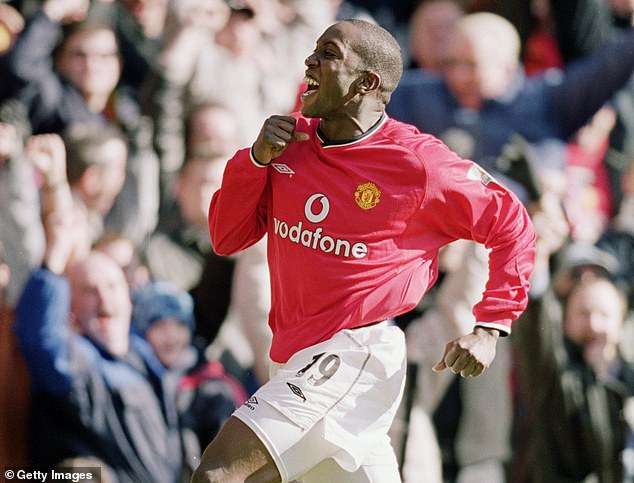 Former striker Yorke scored 65 goals for Man United in 152 games between 1998 and 2002