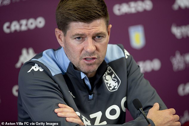 Yorke wanted the Aston Villa job in 2021 before it was given to Steven Gerrard (pictured)