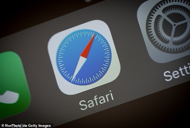 The issue seems to have been affecting Safari users for several months now. However, Apple has not yet commented on the cause of the problem and did not respond to a request for comment (file photo)