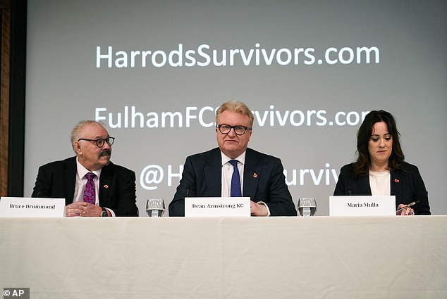 This week the Justice for Harrods Survivors group said it had sent its first letter of claim to Harrods, marking the 'beginning of the formal legal process', while lawyers indicated 'it will be followed by hundreds of others'.