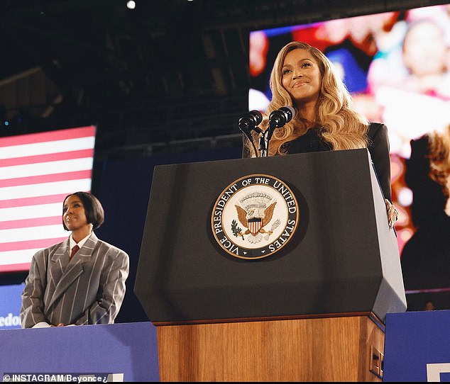 Beyoncé made a huge impression on Friday evening with an impassioned speech at the Kamala Harris rally in her hometown of Houston, Texas