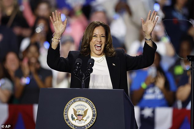 Vice President Kamala Harris is making gains in the gambling markets