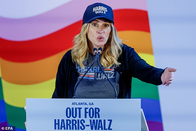 Julia Roberts is in a campaign ad for Kamala Harris, intended to appeal to women