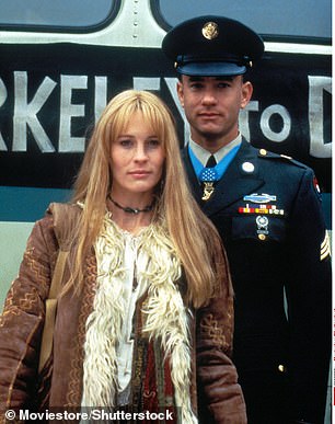 It's been thirty years since the two starred together in the iconic film Forrest Gump (photo).