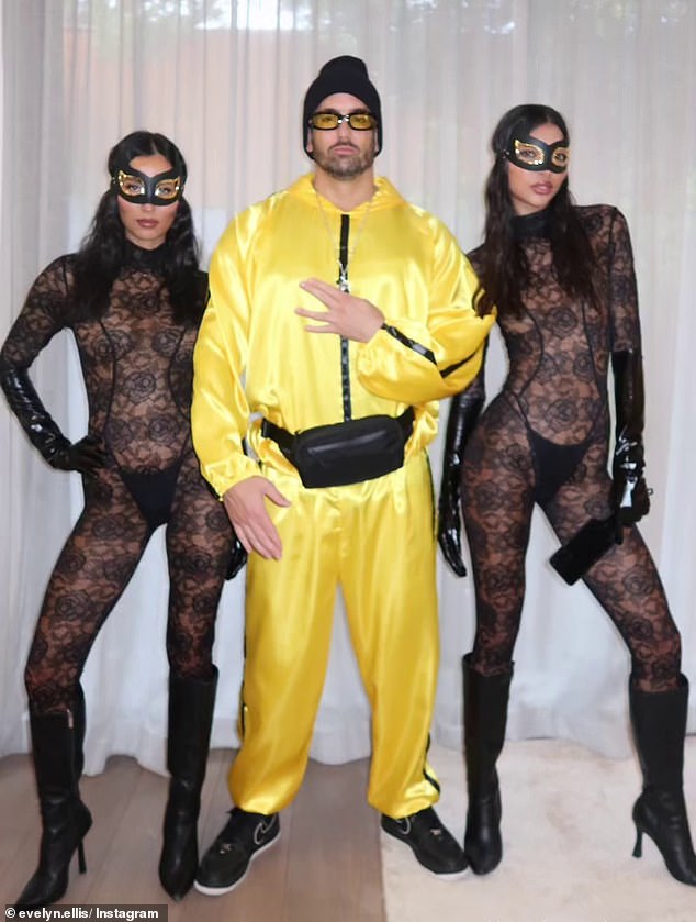 Duncan and Evelyn were criticized this week for dressing up as each other. The MAFS 'hot bride' and her girlfriend pose next to Duncan, 39, in a costume that pays tribute to Ali G, the infamous 'rapper' character created by English comedian Sacha Baron Cohen