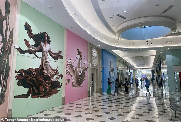 The Moda Mall in the World Trade Center in Bahrain is packed with designer stores