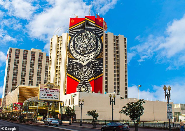 The Plaza Hotel & Casino on Freemont is located on the Vegas strip on N. Main Street