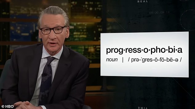 The comedian warned that 'progressophobia', the fear of admitting that things are 'not that bad', is part of the progressive mind virus