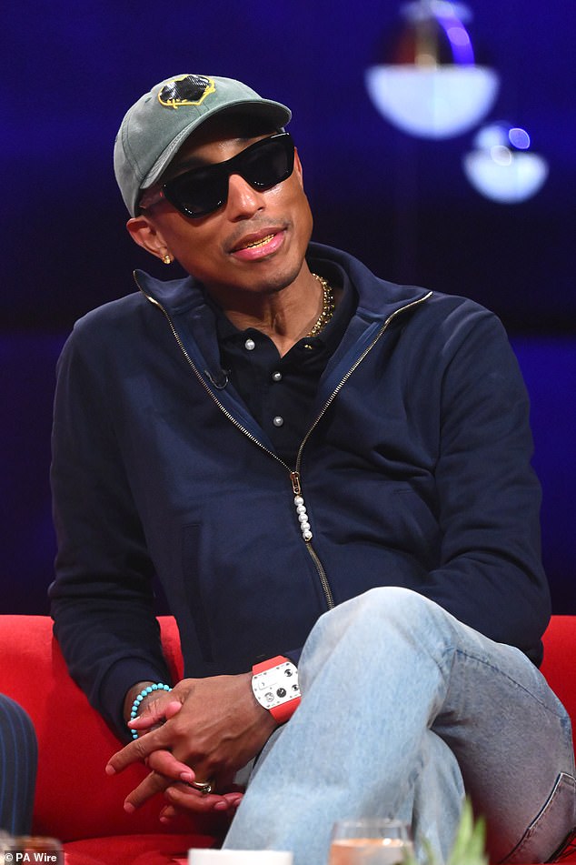 But many viewers were less than impressed with Pharrell's decision to wear sunglasses throughout the show