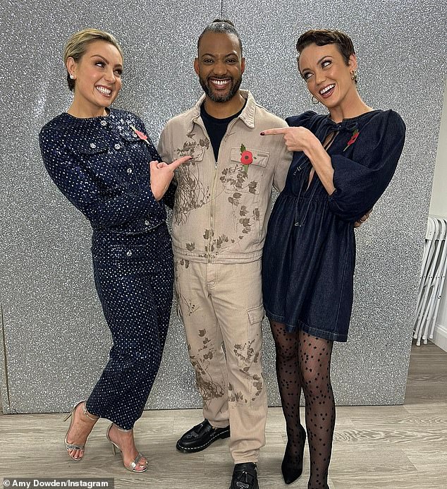 Hours before JLS singer JB, 37, and choreographer Lauren, 33, hit the dance floor, Amy — who is believed to be in remission after battling breast cancer and Crohn's disease — reached out to the pair with a heartfelt statement of support.