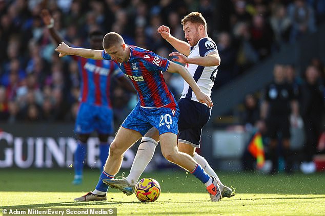 Three days earlier, Wharton had performed excellently in Palace's 1-0 win over Spurs