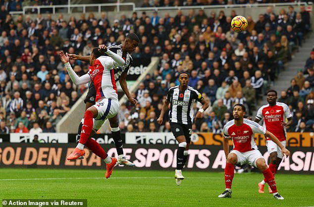 Isak headed into Anthony Gordon's brilliant cross to put the hosts ahead in the first half