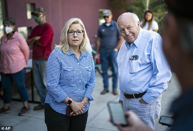 Both Cheneys are former Republican leaders in the House of Representatives, with the elder Cheney serving two terms as George W. Bush's Republican vice president from 2001 to 2009.