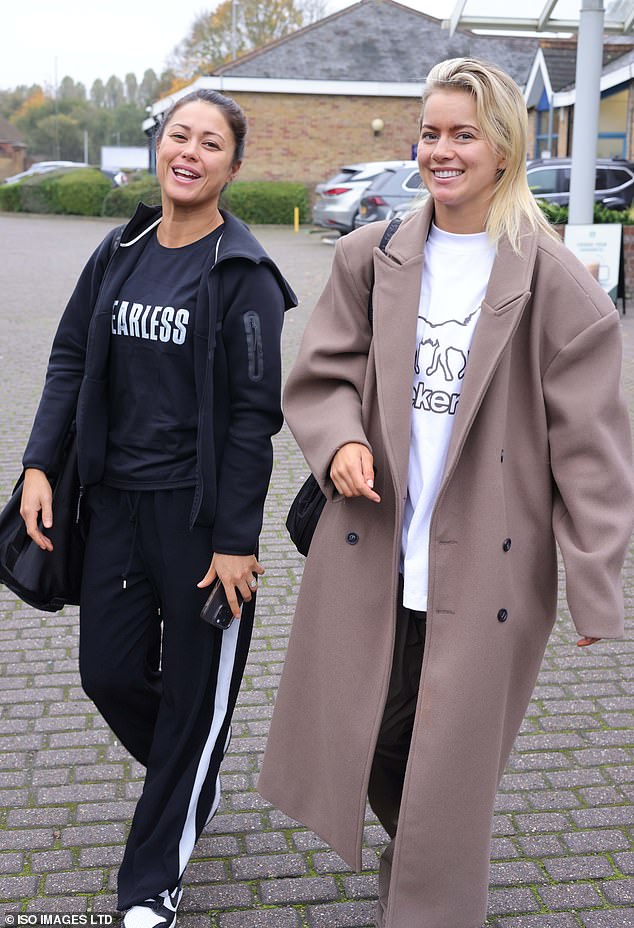 Also present at the rehearsals were Sam Quek and Tasha Ghouri, who opted to go makeup-free for the outing