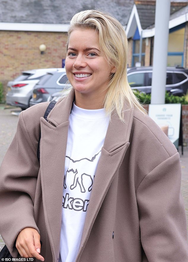 Tasha showed off her natural good looks as she appeared to be makeup free ahead of the show for the first ever Icons Week