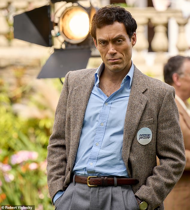 Alex Hassell in The Rivals. Who would have thought that a series about predatory sexual behavior, high-end lifestyles and ridiculous puns would be so popular?