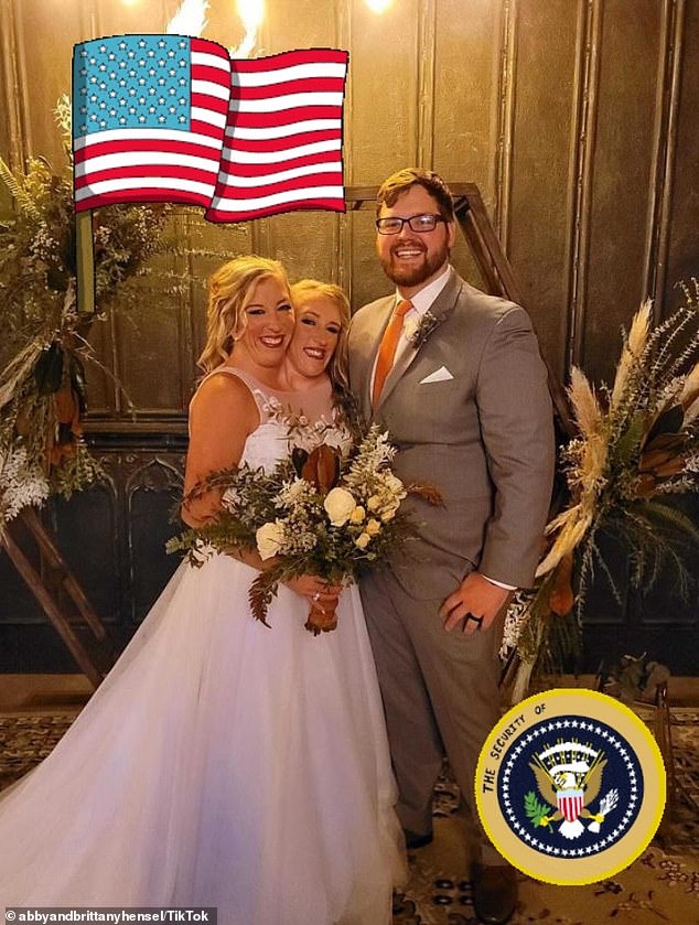 Their post also included never-before-seen photos from Abby's secret wedding to Army veteran Josh in 2021. In one snapshot, the sisters were seen wearing a beautiful lace-embroidered wedding dress and standing next to Josh.