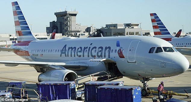 American Airlines went to X on Friday to confirm there was no problem with the plane after a thorough investigation led to 'negative results' (stock photo)